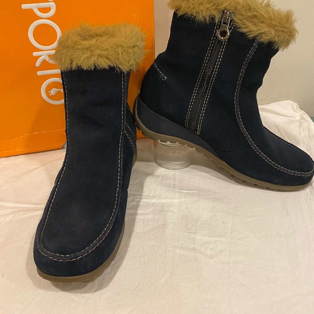 Sporto all weather boots navy 8 1/2 m